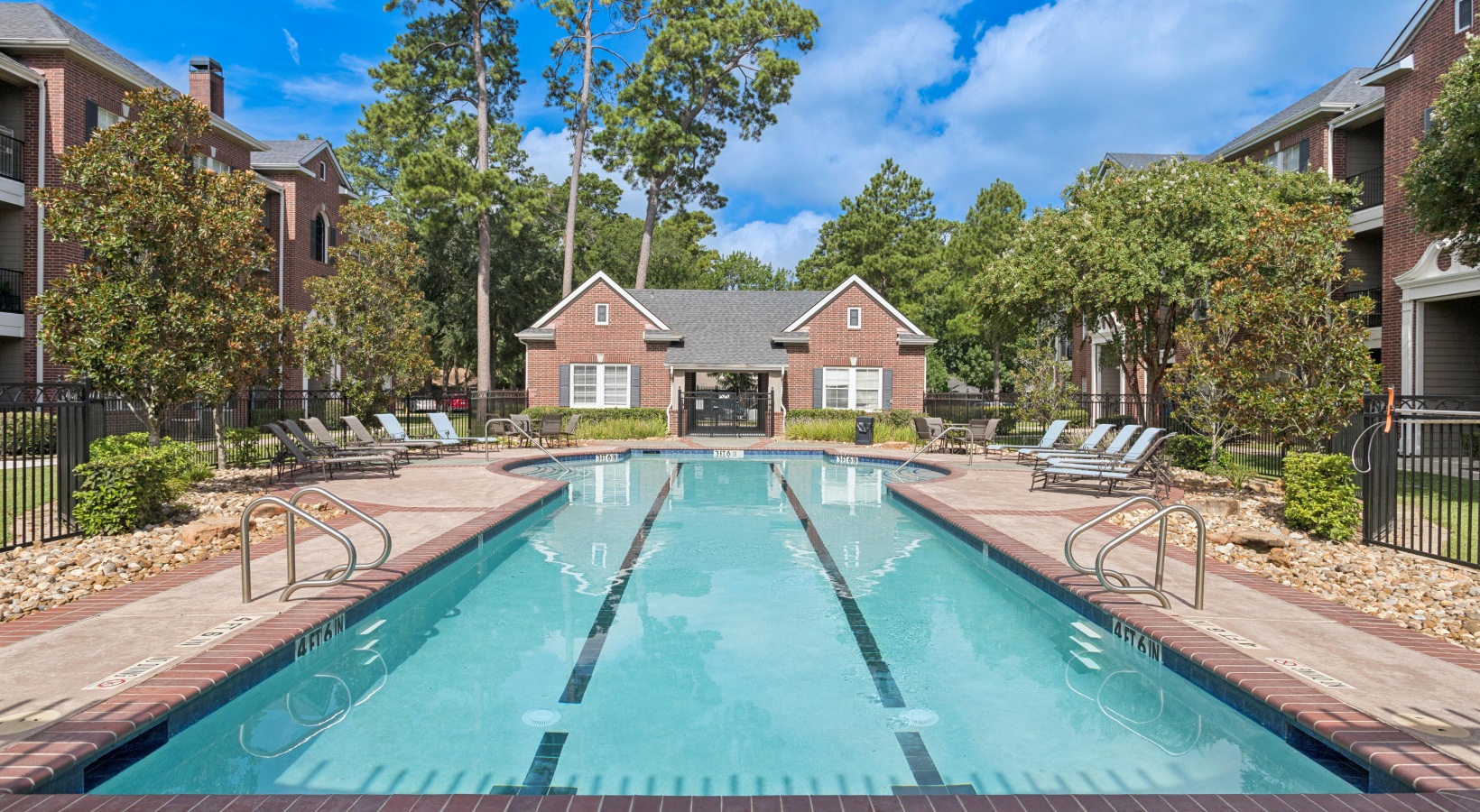 Resort-style pool